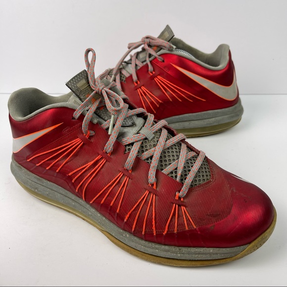 Nike Other - Nike Air Max LeBron 10 Low Ohio State (OSU) 2013 579765-600 Mens Size 12